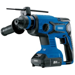 Draper D20 20V Brushless SDS+ Rotary Hammer Drill, 2 x 2.0Ah Batteries, 1 x Charger (00592)