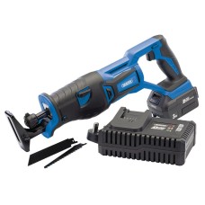 Draper D20 20V Brushless Reciprocating Saw, 1 x 3.0Ah Battery, 1 x Fast Charger (00593)