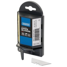 Draper Heavy Duty Trimming Knife Blades with Single Blade Dispenser (Pack of 100)