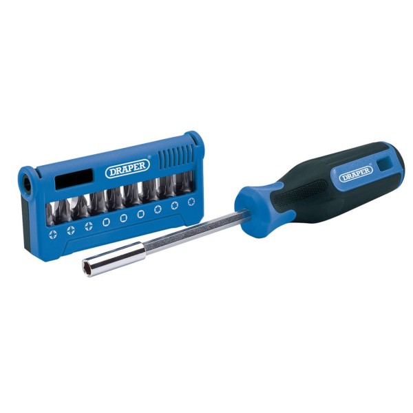 Draper Screwdriver and Bit Set (19 Piece)  Draper Screwdriver and Bit Set (19 Piece)