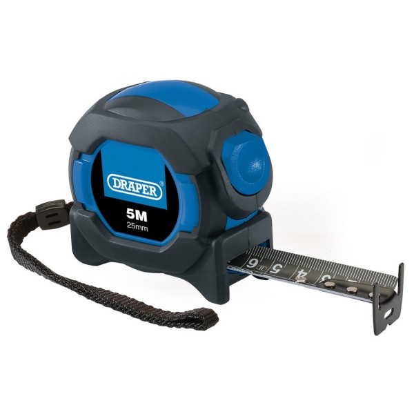 Draper Auto Lock Measuring Tape, 5m/16ft x 25mm (04751) Draper Auto Lock Measuring Tape, 5m/16ft x 25mm (04751)