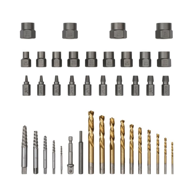 Draper Bolt Nut Stud Screw Extractor Set (40 Piece) (07120) Draper Bolt Nut Stud Screw Extractor Set (40 Piece) (07120)