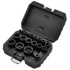 Draper External Torx Plus Socket Set, 1/4", 3/8", 1/2" Sq. Dr. (19 Piece) (07128)