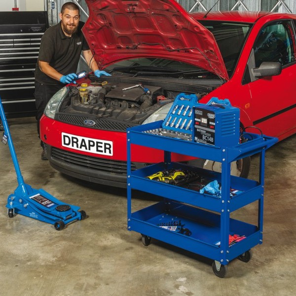 Draper 3 Tier Mobile Tool Trolley (07630) Draper 3 Tier Mobile Tool Trolley (07630)