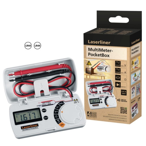 Laserliner 083.028E MultiMeter-PocketBox Multimeter (32076) Laserliner 083.028E MultiMeter-PocketBox Multimeter (32076)