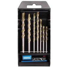 Draper Multi Construction TCT Drill Bit Set (7 Piece)