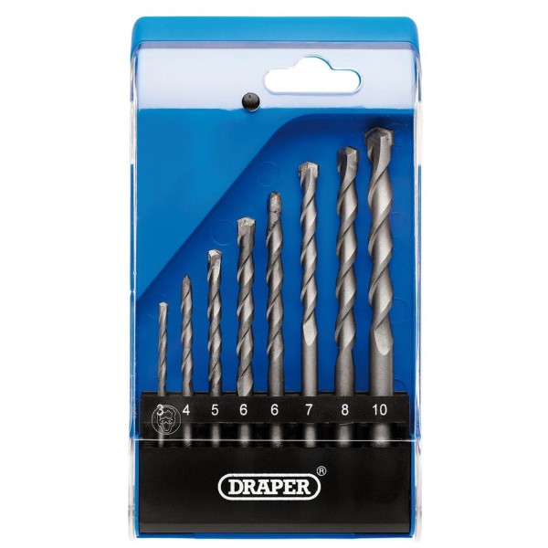 Draper TCT Masonry Drill Bit Set (7 Piece) (13619) Draper TCT Masonry Drill Bit Set (7 Piece) (13619)