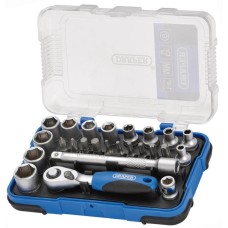 Draper Metric Socket Set, 1/4" Sq. Dr. (25 Piece) (16354)