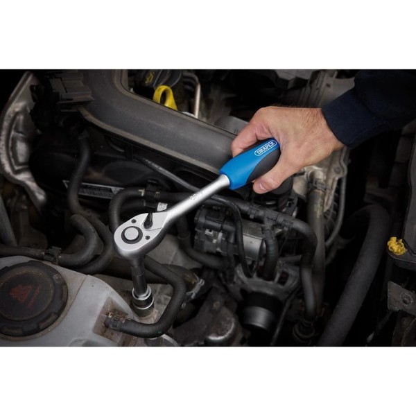 Draper BUY ONE Expert Breaker Bar, 1/2" Sq. Dr., 600mm, Black, And GET ONE 1/2" Sq. Dr. 72 Tooth Reversible Soft Grip Ratchet FREE! Draper BUY ONE Expert Breaker Bar, 1/2" Sq. Dr., 600mm, Black, And GET ONE 1/2" Sq. Dr. 72 Tooth Reversible Soft Grip Ratchet FREE!