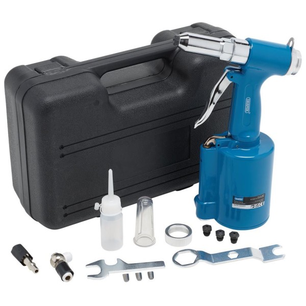 Draper 14pc Air Riveter Kit (16877) – Professional Pneumatic Rivet Gun Set Draper 14pc Air Riveter Kit (16877) – Professional Pneumatic Rivet Gun Set