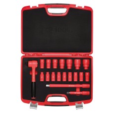 Draper XP1000® VDE Metric Socket Set, 1/2" Sq. Dr. (19 Piece) (17671)