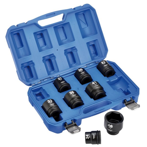 Draper HI-TORQ® Metric Impact Socket Set, 3/4" Sq. Dr. (8 Piece) (20206) Draper HI-TORQ® Metric Impact Socket Set, 3/4" Sq. Dr. (8 Piece) (20206)