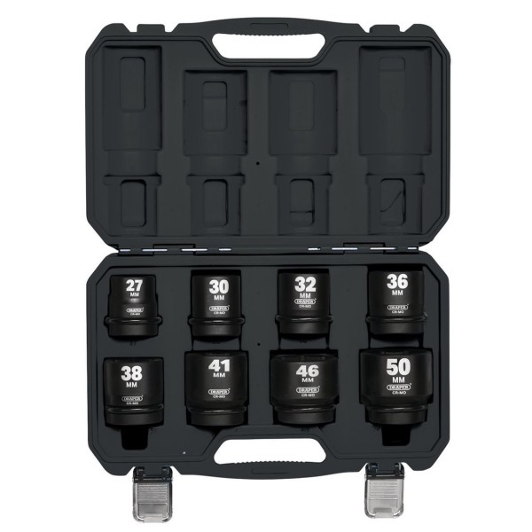 Draper HI-TORQ® Metric Impact Socket Set, 1" Sq. Dr. (8 Piece) (20209) Draper HI-TORQ® Metric Impact Socket Set, 1" Sq. Dr. (8 Piece) (20209)