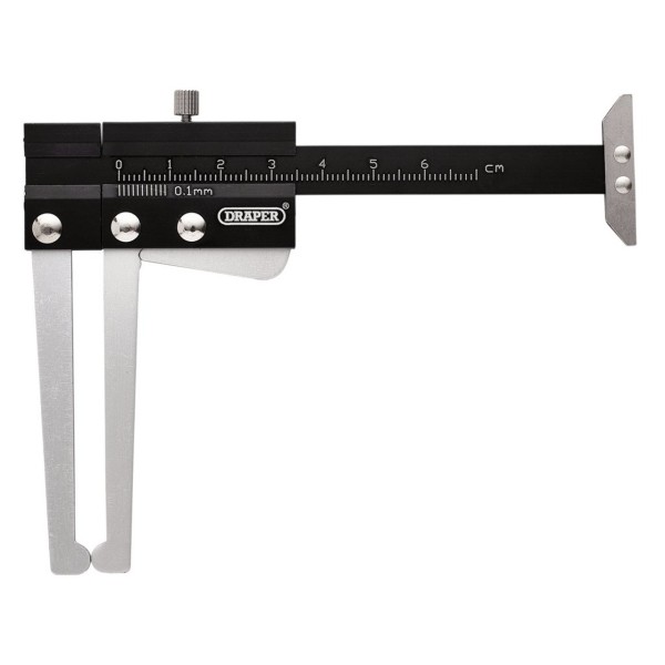 Draper Brake Disc Caliper with Tread Depth Gauge, 0-60mm (20219) Draper Brake Disc Caliper with Tread Depth Gauge, 0-60mm (20219)