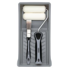 Draper High-Density Foam Paint Roller and Brush Set with Soft Grip (5 Piece) (20797)
