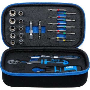 BGS Technic Socket Set | 6.3 mm (1/4") Drive | 26 pcs.