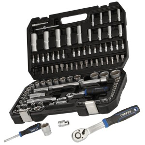 Draper HI-TORQ® Metric Socket Set, 1/4" & 1/2" Sq. Dr. (108 Piece) (21536)