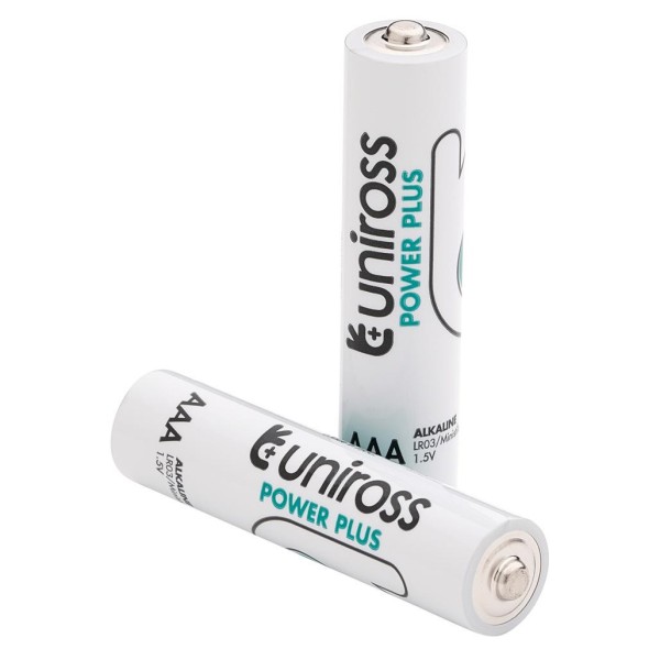 Uniross LR03 AAA Power Plus Alkaline Batteries (Pack of 24) Uniross LR03 AAA Power Plus Alkaline Batteries (Pack of 24)