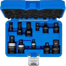BGS Technic Impact Adaptor and Impact Ball Joint Set | 6.3 mm (1/4"), 10 mm (3/8"), 12.5 mm (1/2") | 11 pcs.
