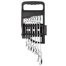 Draper HI-TORQ® Metric Flexible Head Ratcheting Combination Spanner Set (7 Piece) (25396)