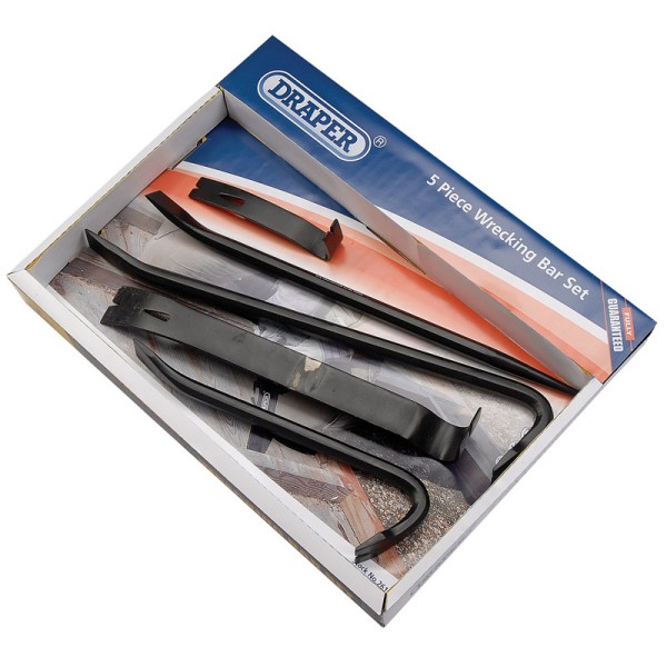 Draper Wrecking Bar Set (5 Piece) Draper Wrecking Bar Set (5 Piece)