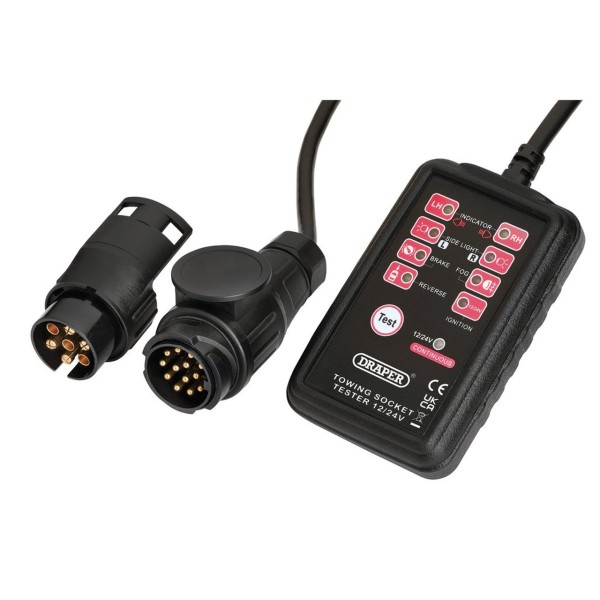 Draper 13 and 7-Pin Towbar Socket Tester (27197) Draper 13 and 7-Pin Towbar Socket Tester (27197)