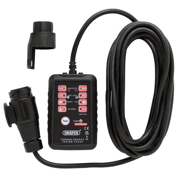 Draper 13 and 7-Pin Towbar Socket Tester (27197) Draper 13 and 7-Pin Towbar Socket Tester (27197)