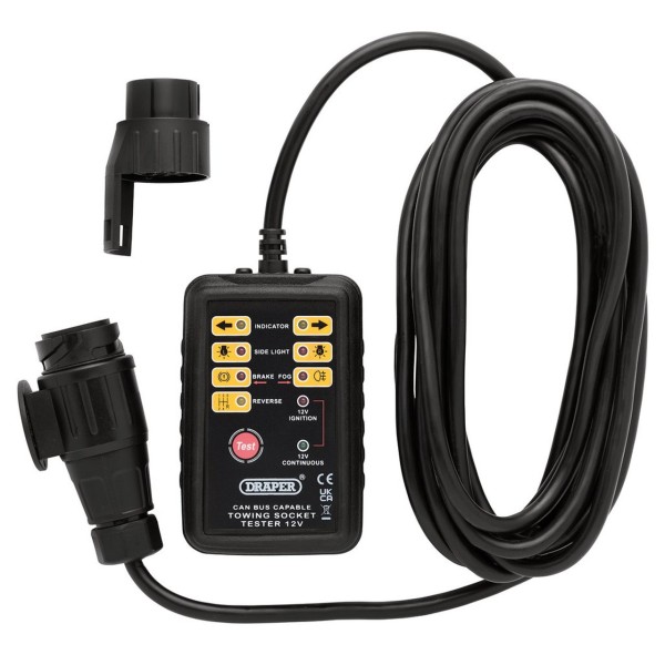 Draper CAN Bus 13 and 7-Pin Towbar Socket Tester (27198) Draper CAN Bus 13 and 7-Pin Towbar Socket Tester (27198)