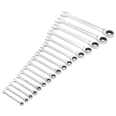 Draper HI-TORQ® Metric Ratchet Combination Spanner Set (17 Piece) (27691)