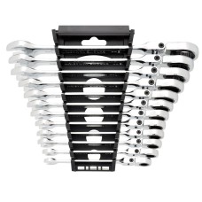 Draper HI-TORQ® Metric Flexible Head Ratchet Combination Spanner Set (12 Piece) (27733)