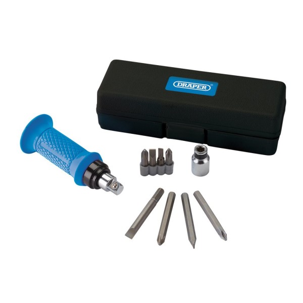 Draper 10pc Impact Screwdriver Set 1/2" Square Drive 162mm (27837) – Heavy Duty Manual Impact Driver Draper 10pc Impact Screwdriver Set 1/2" Square Drive 162mm (27837) – Heavy Duty Manual Impact Driver
