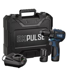 DXPULSE 12V Brushless Drill Driver Kit, 2 x 2.0Ah Batteries, 1 x Charger (27917)