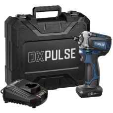 DXPULSE 12V Brushless Impact Driver Kit, 1/4" Sq. Dr., 1 x 5.0Ah Battery, 1 x Fast Charger (27962)