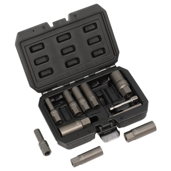 Draper Spiral Type Deep Bolt Extractor Set, 3/8" Sq. Dr. (11 Piece) (28197) Draper Spiral Type Deep Bolt Extractor Set, 3/8" Sq. Dr. (11 Piece) (28197)