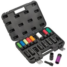 Draper Wheel Nut Socket Set, 1/2" Sq. Dr. (18 Piece) (28198) Draper Wheel Nut Socket Set, 1/2" Sq. Dr. (18 Piece) (28198)