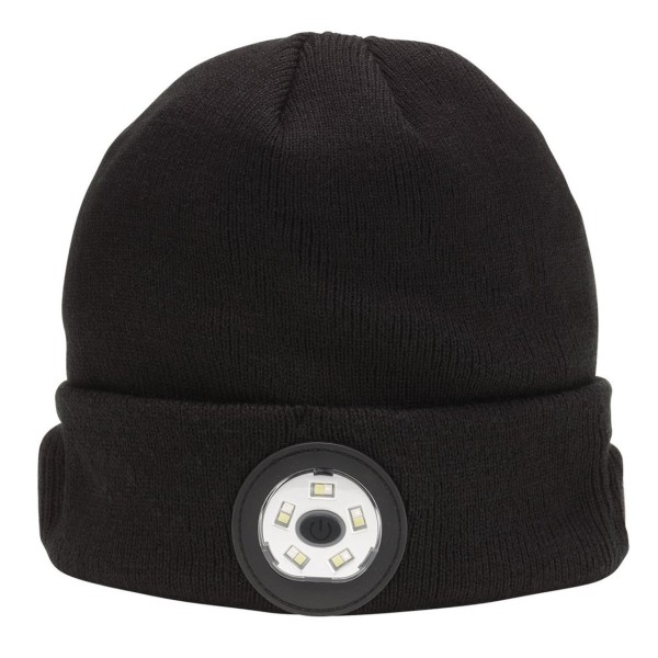 Draper Smart Wireless Rechargeable Beanie With LED Head Torch And USB Charging Cable, Black, One Size  (28346) Draper Smart Wireless Rechargeable Beanie With LED Head Torch And USB Charging Cable, Black, One Size  (28346)