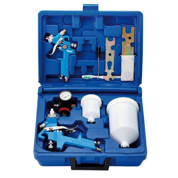 Draper HVLP Air Paint Spray Gun Kit (7 Piece) Draper HVLP Air Paint Spray Gun Kit (7 Piece)