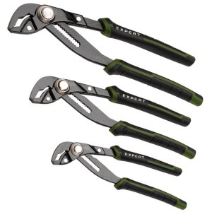 Draper EXPERT 'Trade Tough' Quick Release Water Pump Pliers Set (3 Piece) (28552)