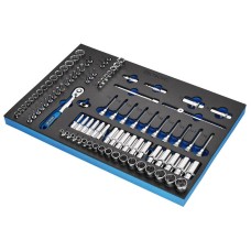 Bunker® Socket Set, 3/8" Sq. Dr. in EVA Foam Inlay (29445)