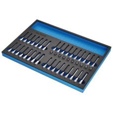 Bunker® Resi-Torx, Hexagon, Multi-Tooth/Spline, Ribe Socket Set, 3/8" Sq. Dr. in EVA Foam Inlay (29447)