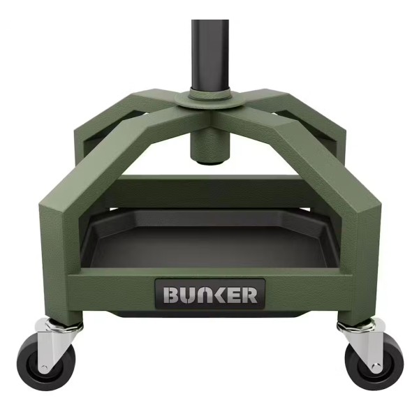 Bunker® Adjustable Steel Work Stool (29725) – Heavy Duty Rolling Mechanic's Workshop Stool Bunker® Adjustable Steel Work Stool (29725) – Heavy Duty Rolling Mechanic's Workshop Stool