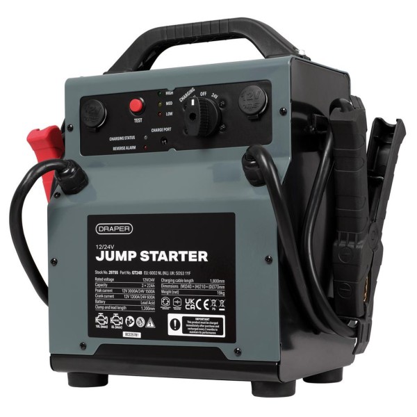 Draper 12/24V Jump Starter (29755) Draper 12/24V Jump Starter (29755)
