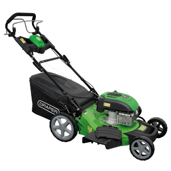 Draper Self-Propelled Petrol Lawn Mower 508mm 169cc (30276) – 20" Heavy Duty Garden Mower Draper Self-Propelled Petrol Lawn Mower 508mm 169cc (30276) – 20" Heavy Duty Garden Mower