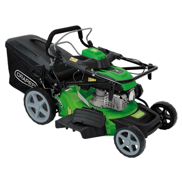 Draper Self-Propelled Petrol Lawn Mower 508mm 169cc (30276) – 20" Heavy Duty Garden Mower Draper Self-Propelled Petrol Lawn Mower 508mm 169cc (30276) – 20" Heavy Duty Garden Mower