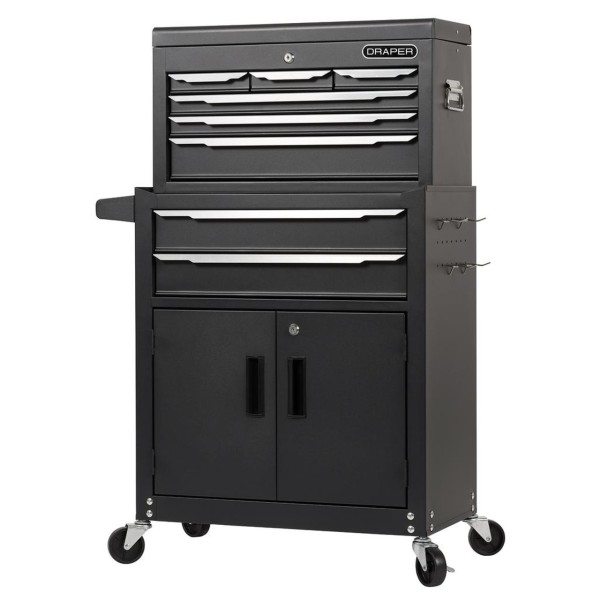 Draper Combined Roller Cabinet and Tool Chest, 8 Drawer, 24" (30681) Draper Combined Roller Cabinet and Tool Chest, 8 Drawer, 24" (30681)