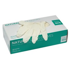 Draper Latex Gloves, Size Medium, White (Box of 100) (30929)