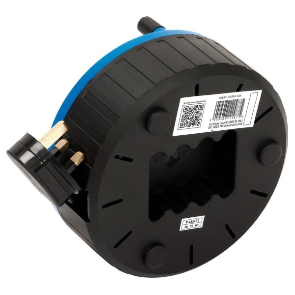 Draper 230V 13A 4 Socket Cassette Extension Cable Reel, 5m (30956) Draper 230V 13A 4 Socket Cassette Extension Cable Reel, 5m (30956)