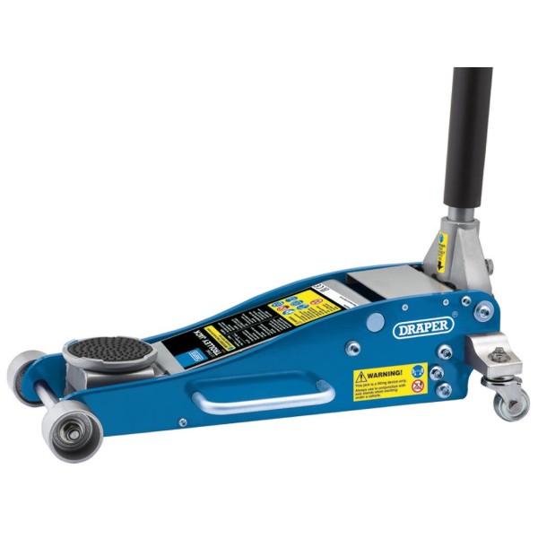 Draper Aluminium and Steel Low Profile Trolley Jack, 2.5 Tonne (31479) Draper Aluminium and Steel Low Profile Trolley Jack, 2.5 Tonne (31479)