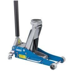 Draper Aluminium and Steel Low Profile Trolley Jack, 2.5 Tonne (31479)
