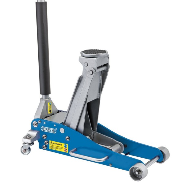 Draper Aluminium and Steel Low Profile Trolley Jack, 2.5 Tonne (31479) Draper Aluminium and Steel Low Profile Trolley Jack, 2.5 Tonne (31479)